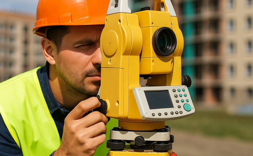 Specjalista geodezyjny podczas budowy – {kiedy jego pomoc jest niezbędna